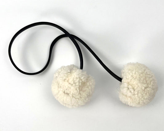 Shearling & Vachetta Bag Charms